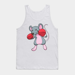 Rat at Boxing with Boxing gloves Tank Top